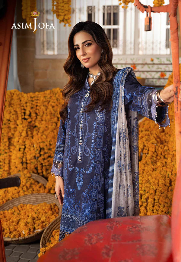 Asim Jofa | Aira Summer Prints | AJAR-09 - House Of Hania