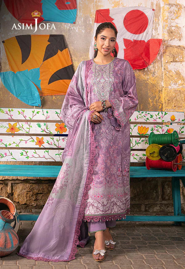 Asim Jofa | Aira Summer Prints | AJAR-11 - House Of Hania
