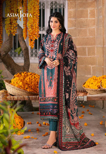 Asim Jofa | Aira Summer Prints | AJAR-13 - House Of Hania