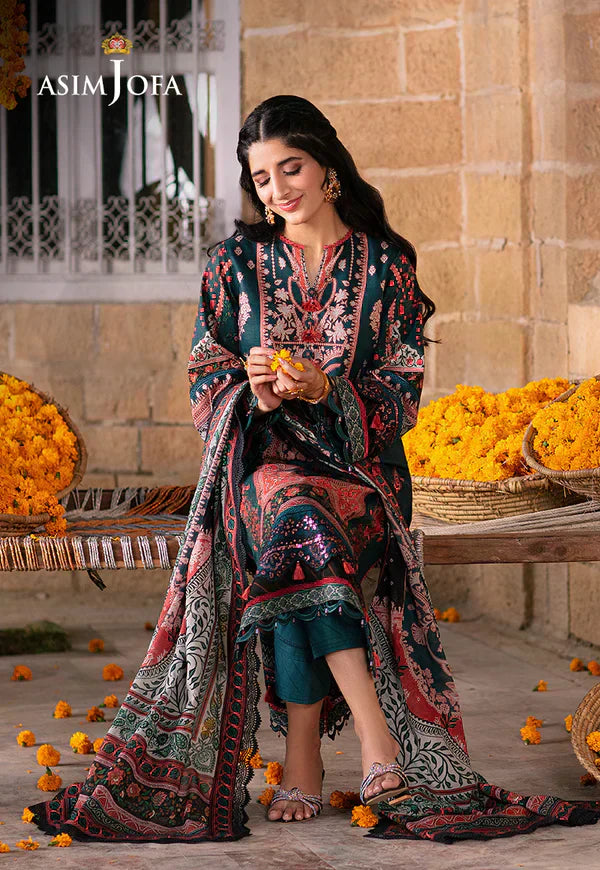 Asim Jofa | Aira Summer Prints | AJAR-13 - House Of Hania