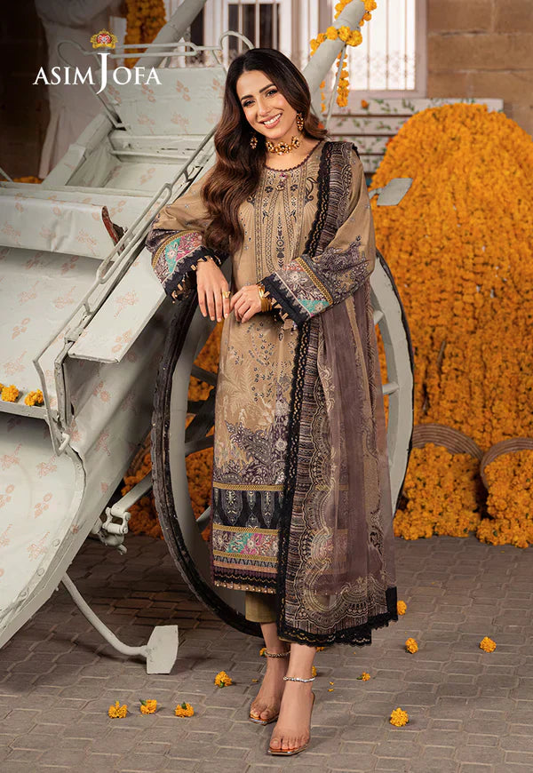 Asim Jofa | Aira Summer Prints | AJAR-16 - House Of Hania