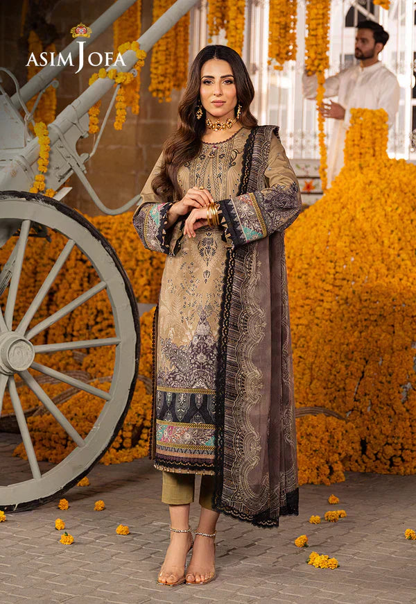 Asim Jofa | Aira Summer Prints | AJAR-16 - House Of Hania