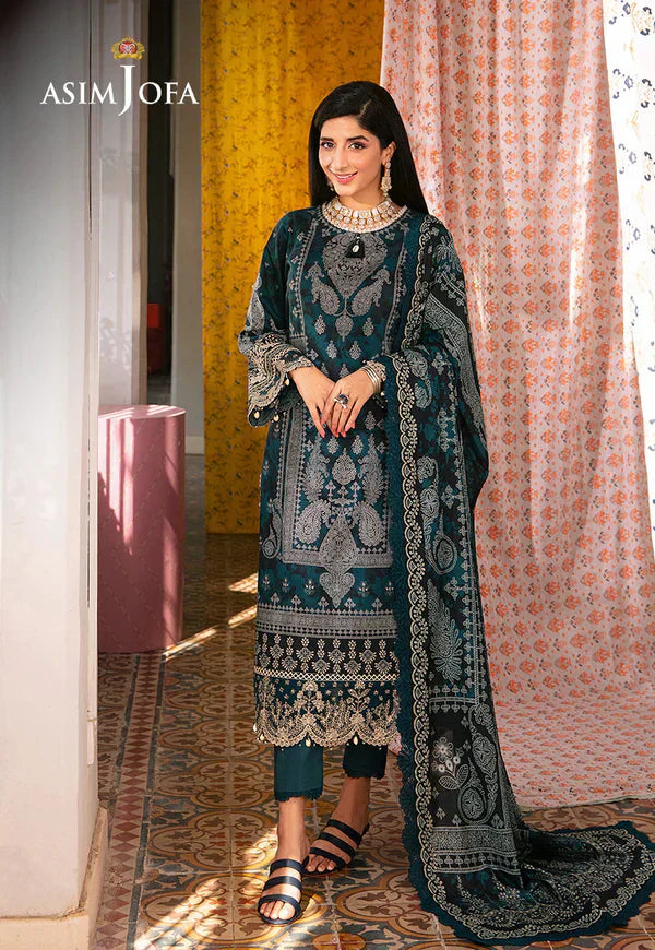 Asim Jofa | Aira Summer Prints | AJAR-25 - House Of Hania
