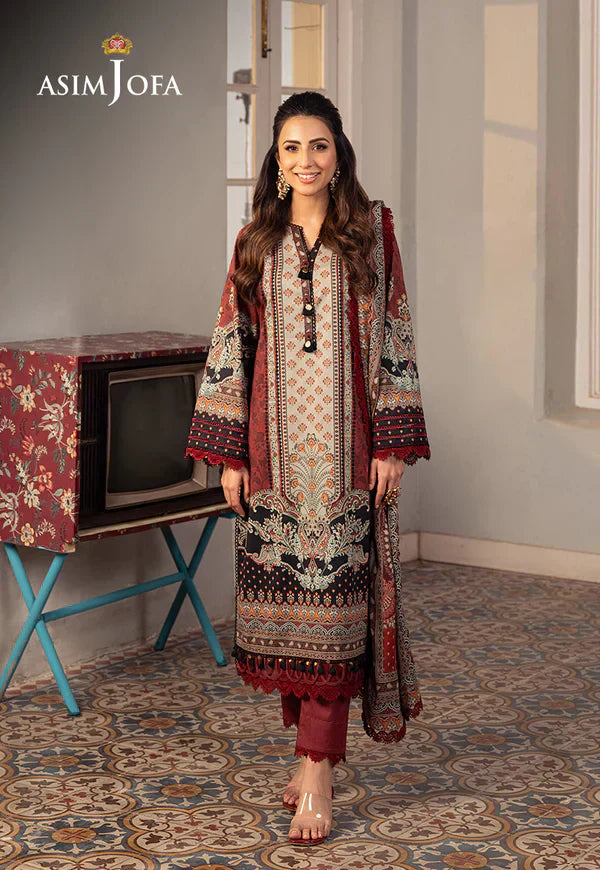 Asim Jofa | Aira Summer Prints | AJAR-26 - House Of Hania