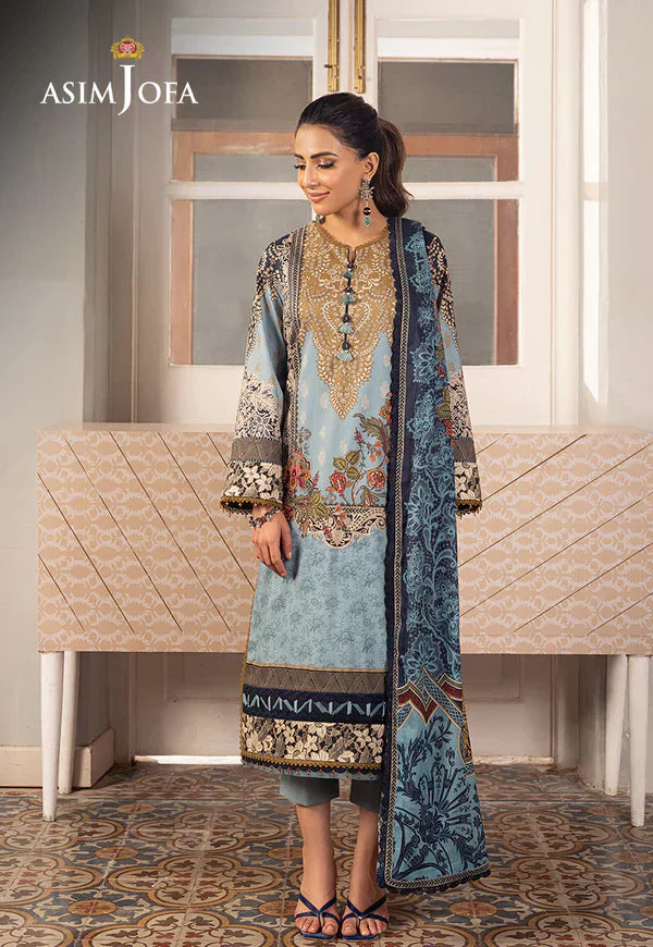 Asim Jofa | Aira Summer Prints | AJAR-27 - House Of Hania