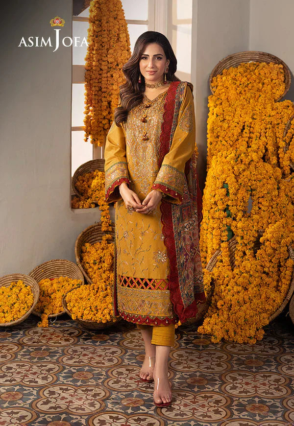 Asim Jofa | Aira Summer Prints | AJAR-28 - House Of Hania