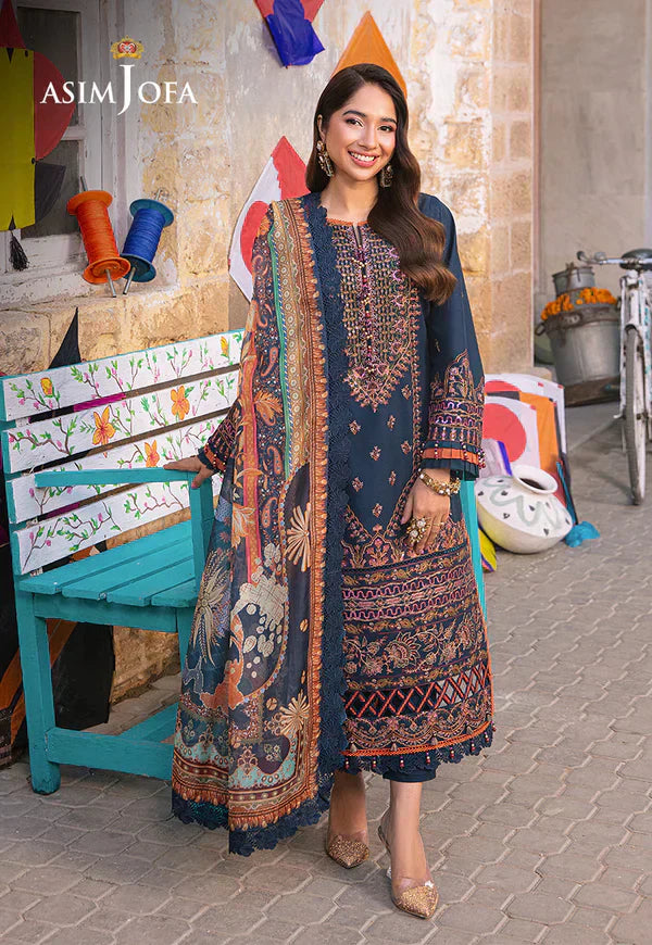 Asim Jofa | Aira Summer Prints | AJAR-36 - House Of Hania