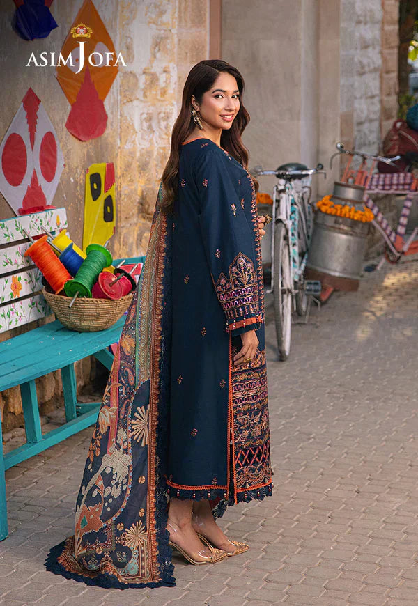 Asim Jofa | Aira Summer Prints | AJAR-36 - House Of Hania