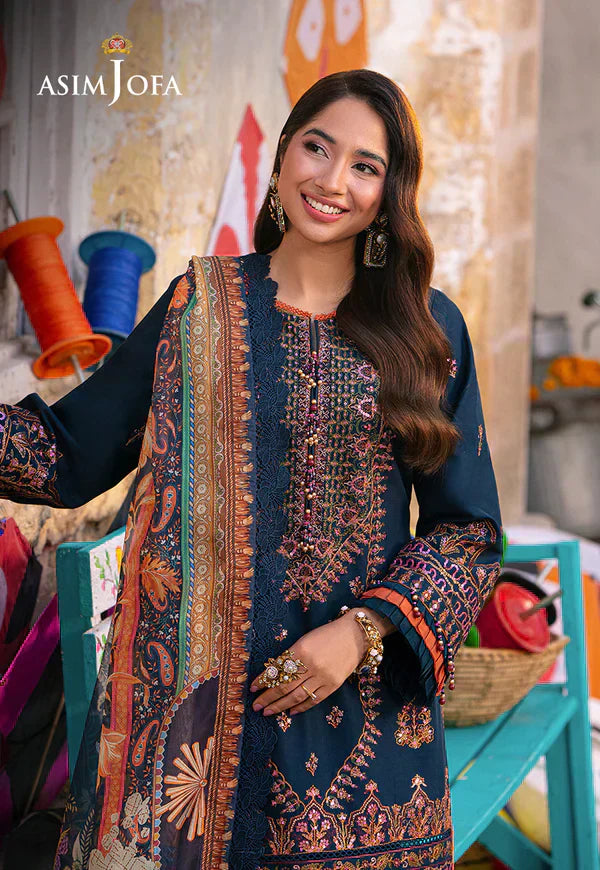 Asim Jofa | Aira Summer Prints | AJAR-36 - House Of Hania