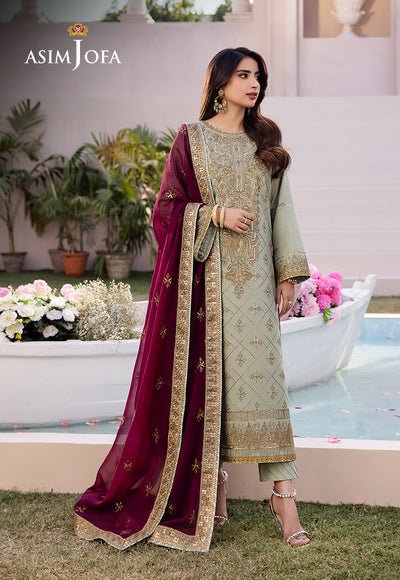 Asim Jofa | Dhanak Rang Collection | AJCF-06 - House Of Hania
