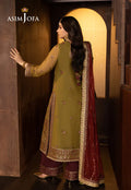 Asim Jofa | EMBROIDERED CHIFFON 3 PCS | AJFO-07 - House Of Hania