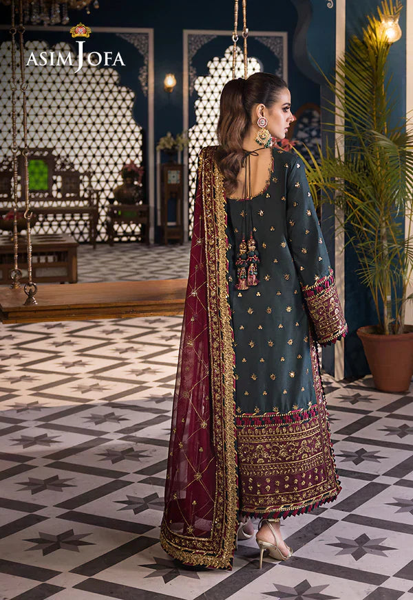 Asim Jofa | Fasana e Ishq Eid Luxury Lawn | AJFI-01 - House Of Hania