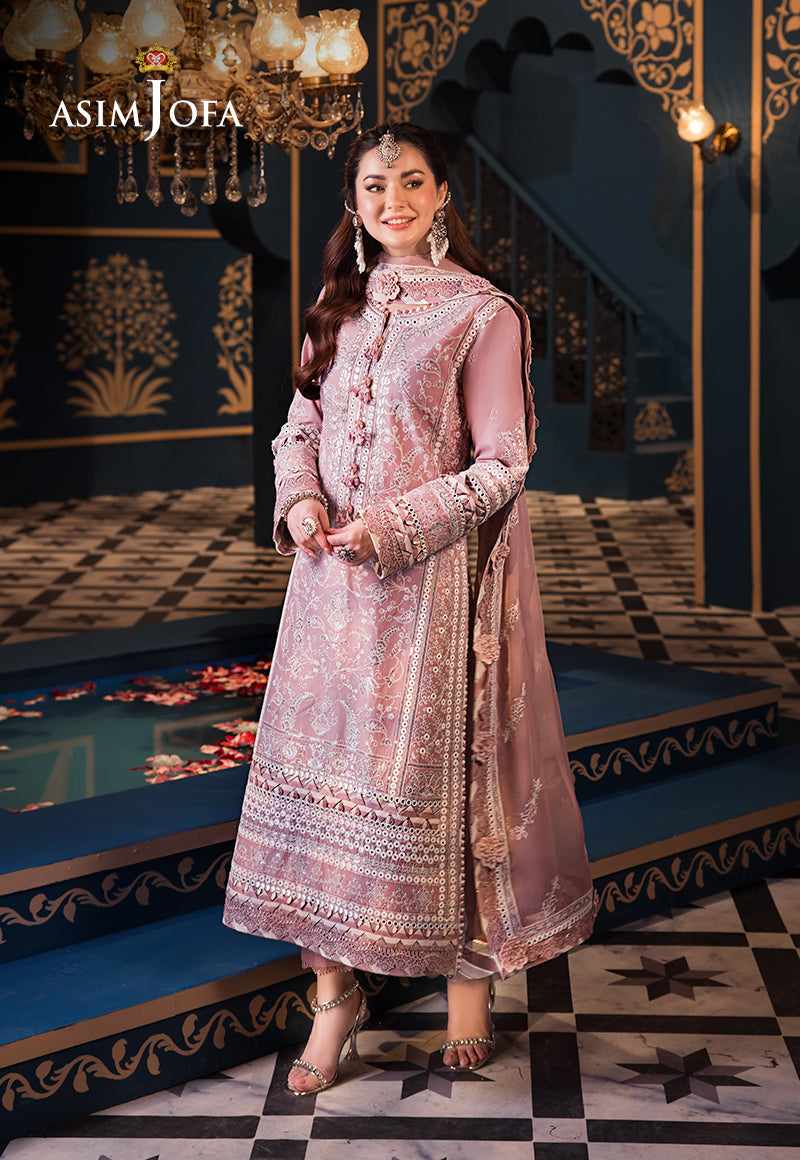 Asim Jofa | Fasana e Ishq Eid Luxury Lawn | AJFI-02 - House Of Hania