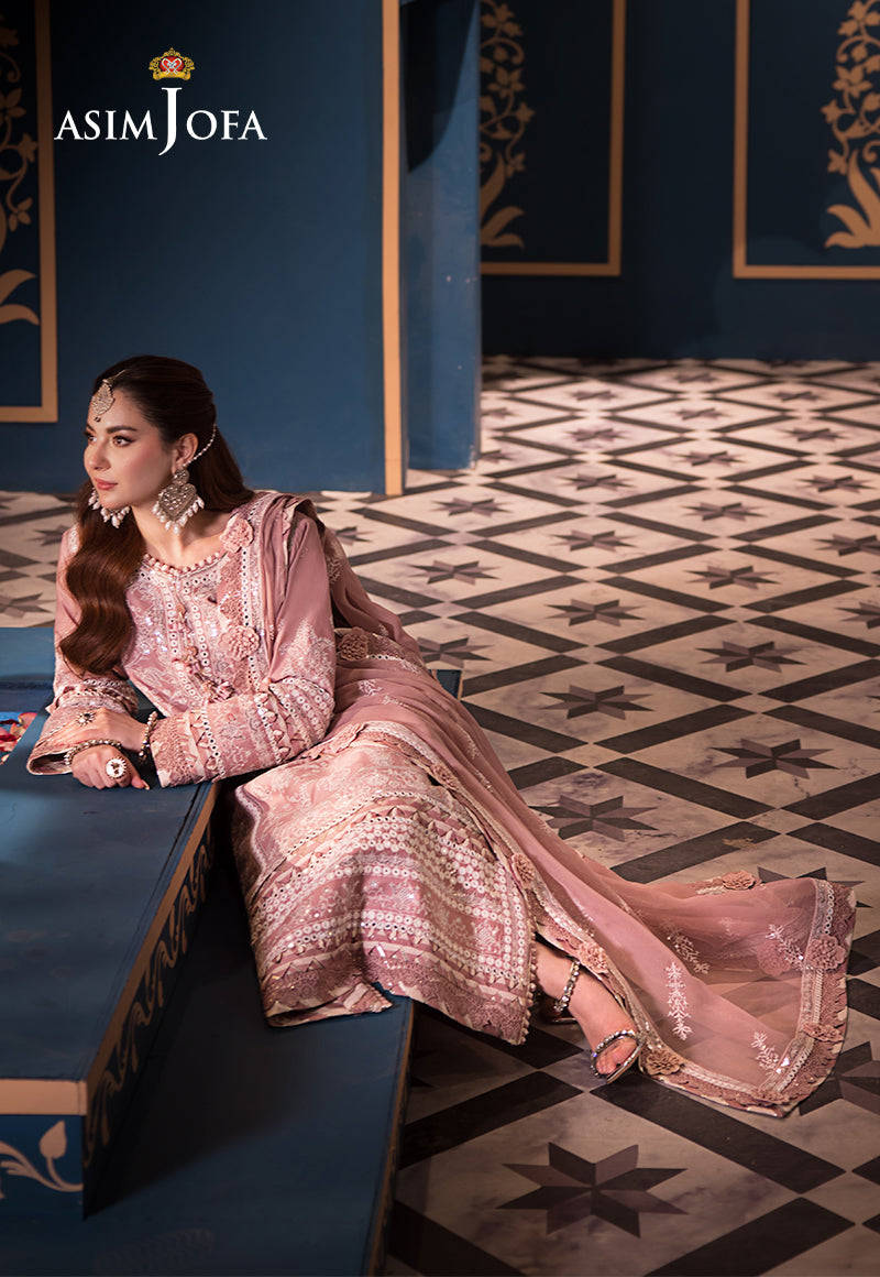 Asim Jofa | Fasana e Ishq Eid Luxury Lawn | AJFI-02 - House Of Hania