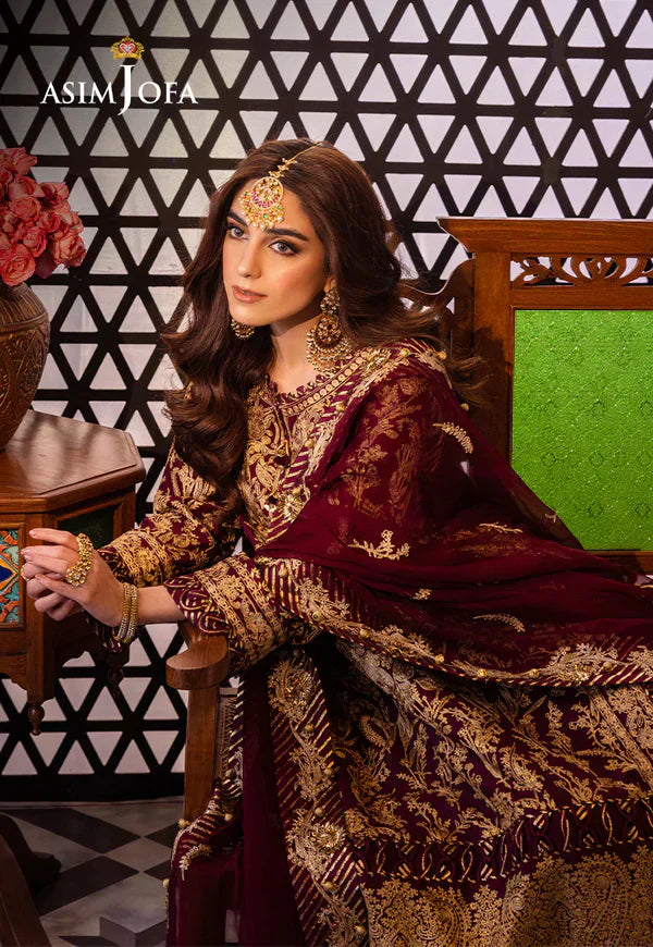 Asim Jofa | Fasana e Ishq Eid Luxury Lawn | AJFI-03 - House Of Hania