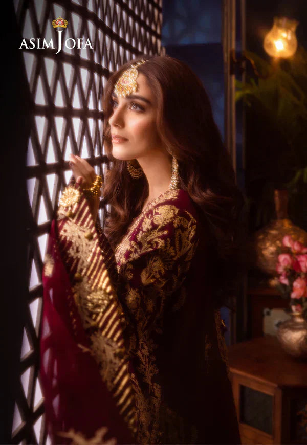 Asim Jofa | Fasana e Ishq Eid Luxury Lawn | AJFI-03 - House Of Hania