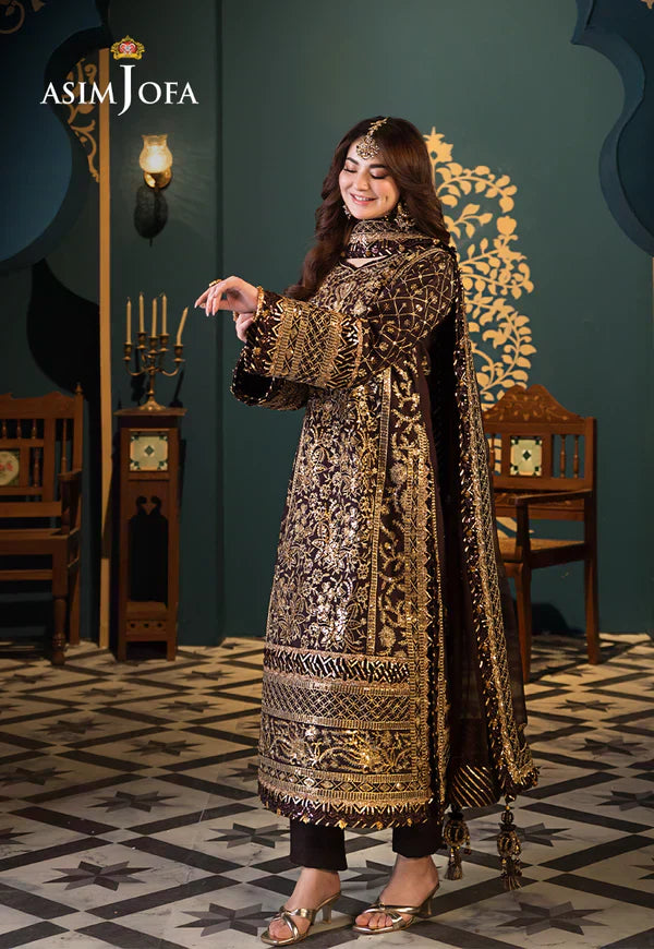 Asim Jofa | Fasana e Ishq Eid Luxury Lawn | AJFI-04 - House Of Hania