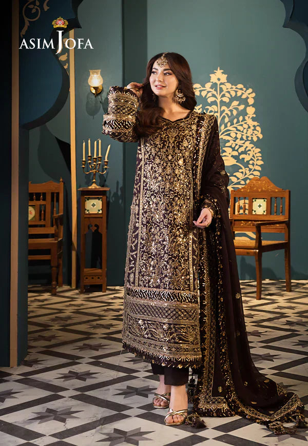 Asim Jofa | Fasana e Ishq Eid Luxury Lawn | AJFI-04 - House Of Hania