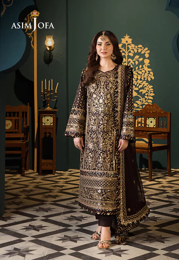 Asim Jofa | Fasana e Ishq Eid Luxury Lawn | AJFI-04 - House Of Hania