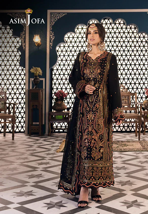 Asim Jofa | Fasana e Ishq Eid Luxury Lawn | AJFI-05 - House Of Hania