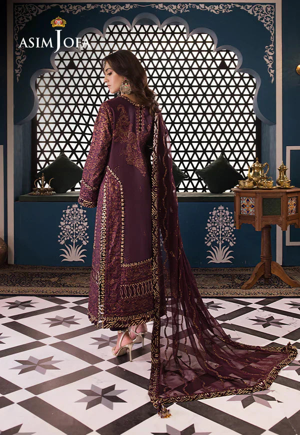 Asim Jofa | Fasana e Ishq Eid Luxury Lawn | AJFI-06 - House Of Hania