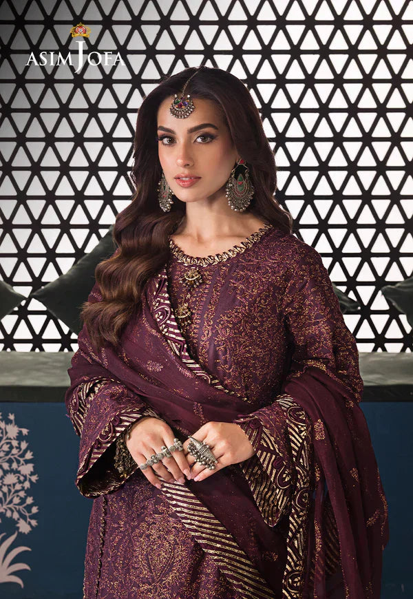Asim Jofa | Fasana e Ishq Eid Luxury Lawn | AJFI-06 - House Of Hania