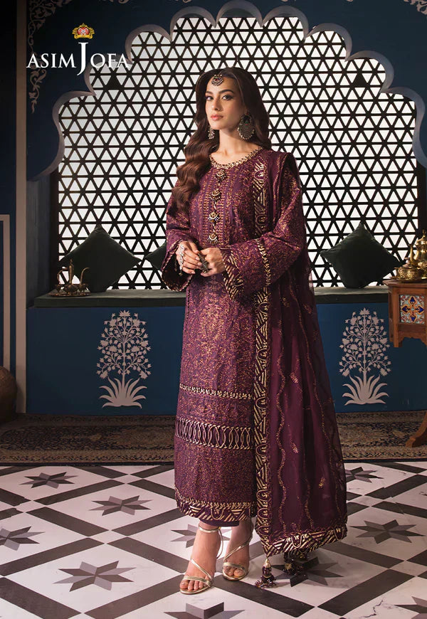 Asim Jofa | Fasana e Ishq Eid Luxury Lawn | AJFI-06 - House Of Hania