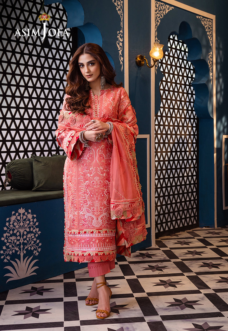 Asim Jofa | Fasana e Ishq Eid Luxury Lawn | AJFI-07 - House Of Hania