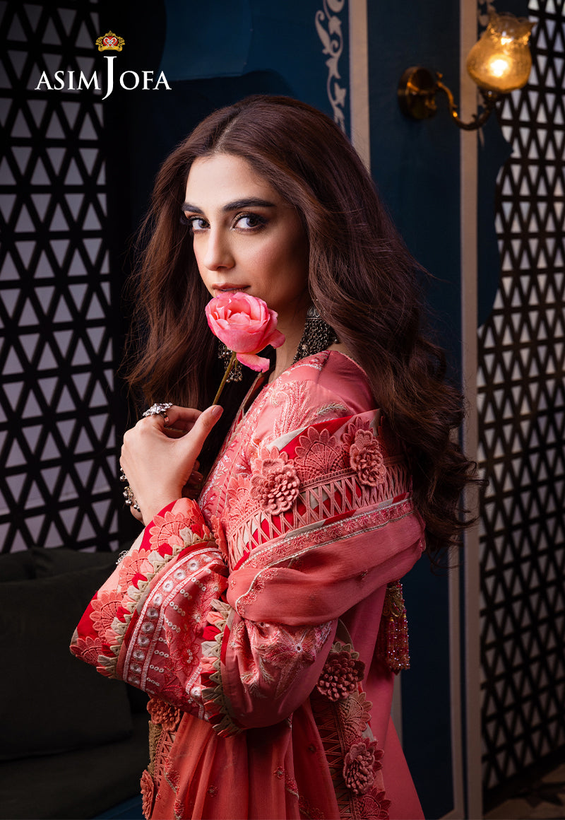 Asim Jofa | Fasana e Ishq Eid Luxury Lawn | AJFI-07 - House Of Hania