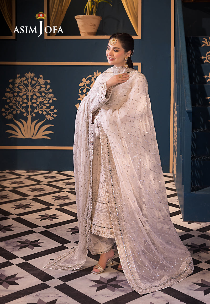Asim Jofa | Fasana e Ishq Eid Luxury Lawn | AJFI-08 - House Of Hania