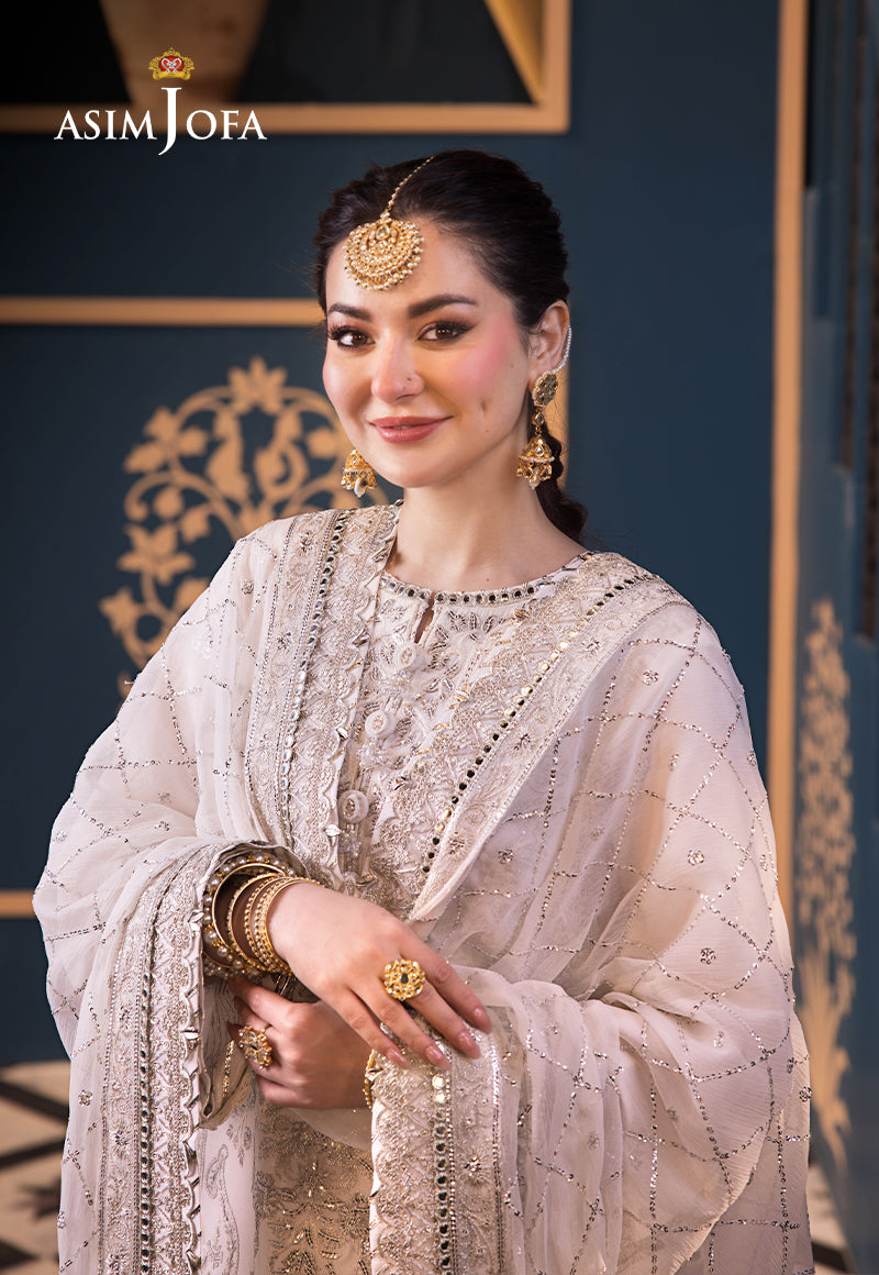 Asim Jofa | Fasana e Ishq Eid Luxury Lawn | AJFI-08 - House Of Hania