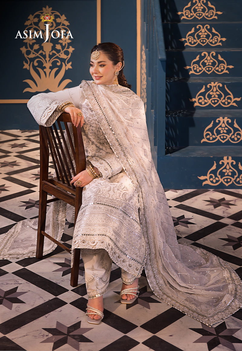 Asim Jofa | Fasana e Ishq Eid Luxury Lawn | AJFI-08 - House Of Hania