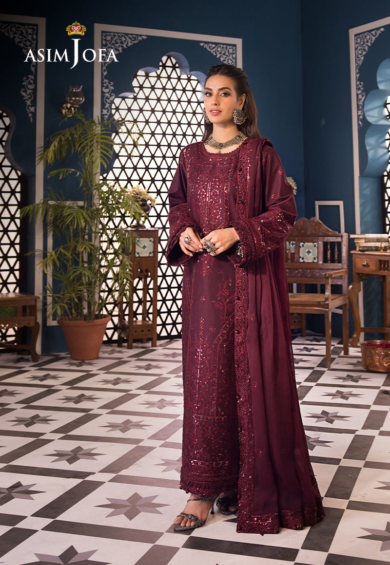 Asim Jofa | Fasana e Ishq Eid Luxury Lawn | AJFI-09 - House Of Hania