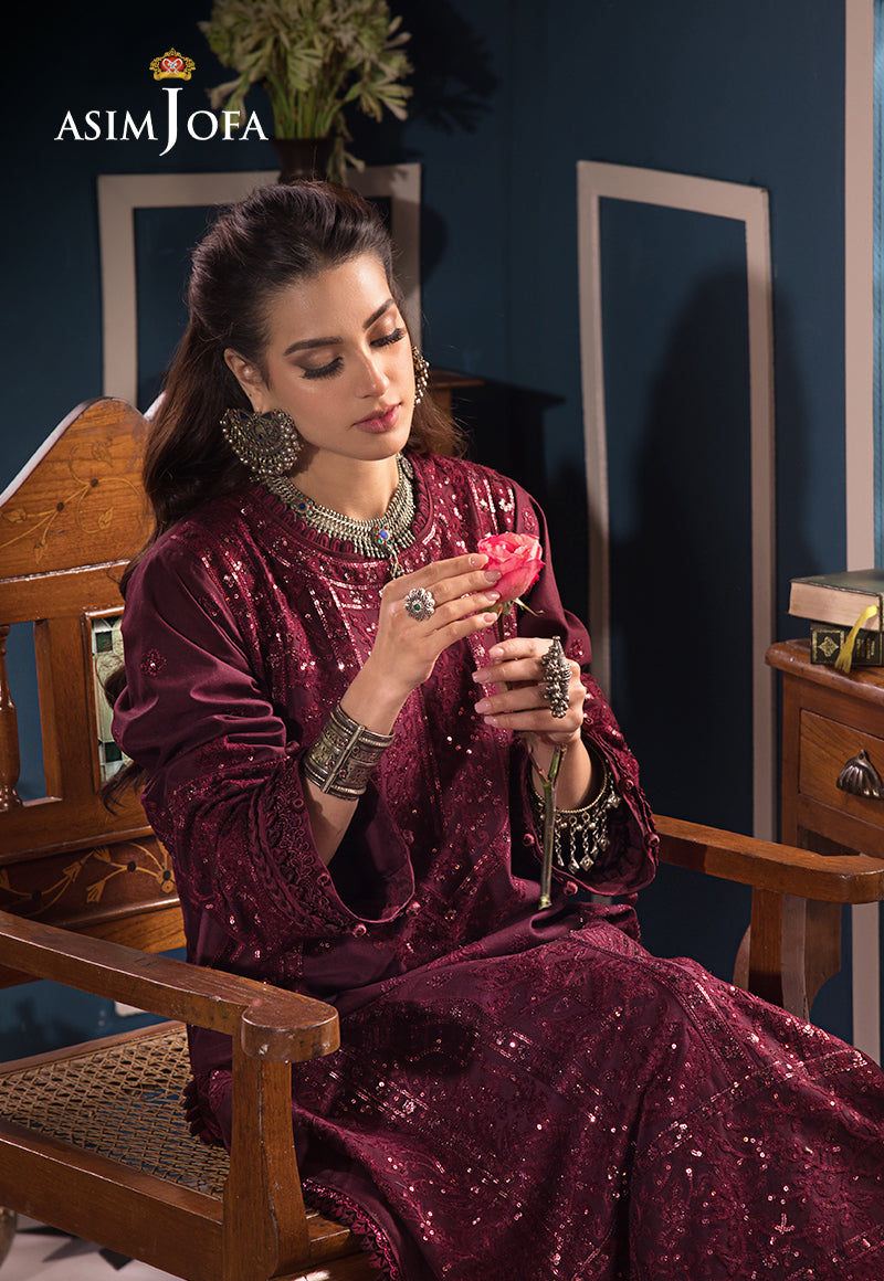 Asim Jofa | Fasana e Ishq Eid Luxury Lawn | AJFI-09 - House Of Hania