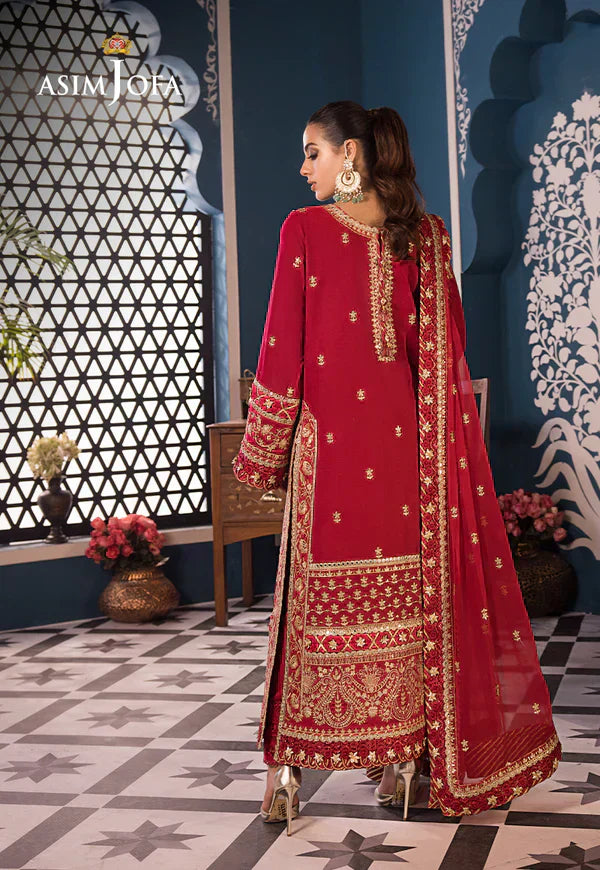 Asim Jofa | Fasana e Ishq Eid Luxury Lawn | AJFI-10 - House Of Hania