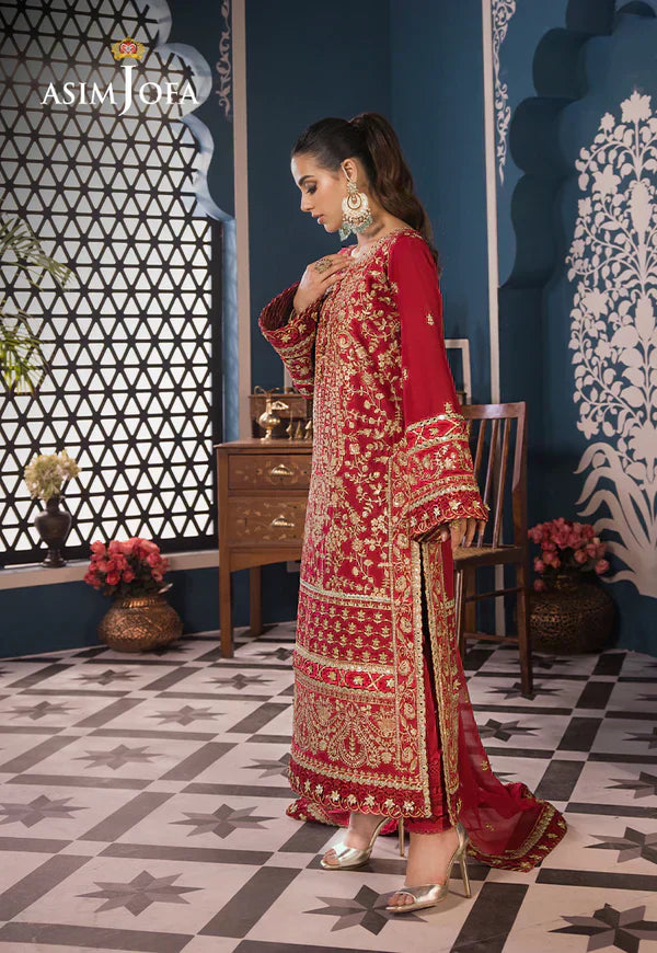 Asim Jofa | Fasana e Ishq Eid Luxury Lawn | AJFI-10 - House Of Hania