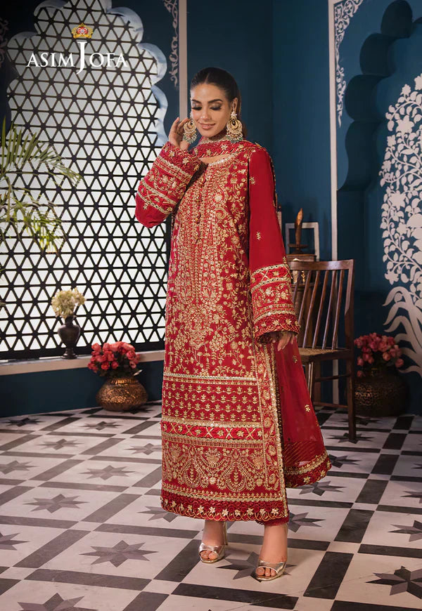 Asim Jofa | Fasana e Ishq Eid Luxury Lawn | AJFI-10 - House Of Hania