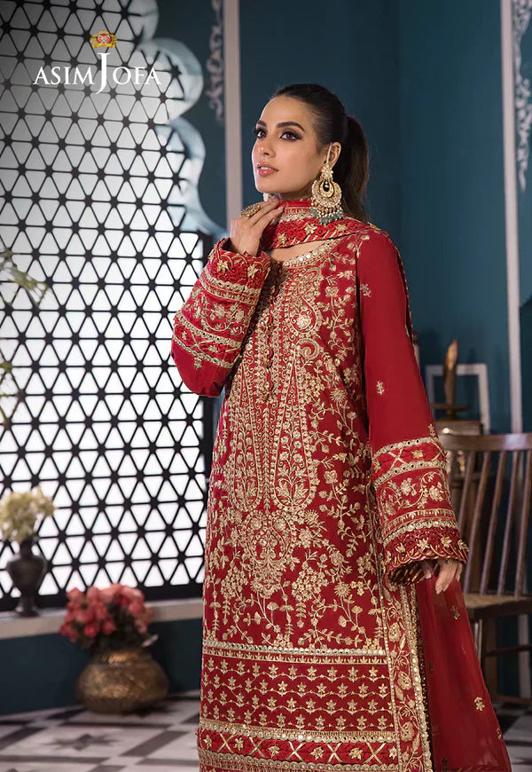 Asim Jofa | Fasana e Ishq Eid Luxury Lawn | AJFI-10 - House Of Hania