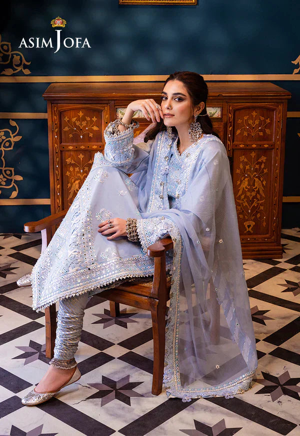 Asim Jofa | Fasana e Ishq Eid Luxury Lawn |AJFI-12 - House Of Hania