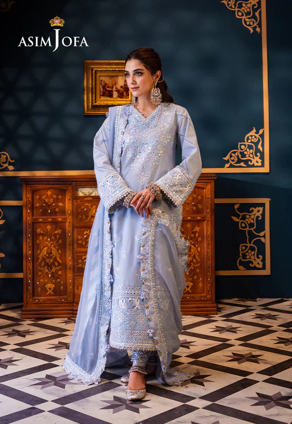 Asim Jofa | Fasana e Ishq Eid Luxury Lawn |AJFI-12 - House Of Hania