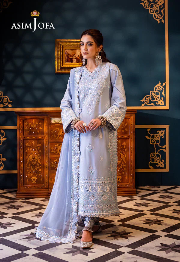Asim Jofa | Fasana e Ishq Eid Luxury Lawn |AJFI-12 - House Of Hania