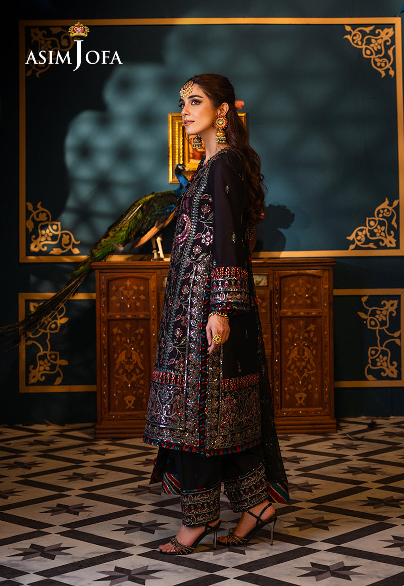 Asim Jofa | Fasana e Ishq Eid Luxury Lawn | AJFI-14 - House Of Hania