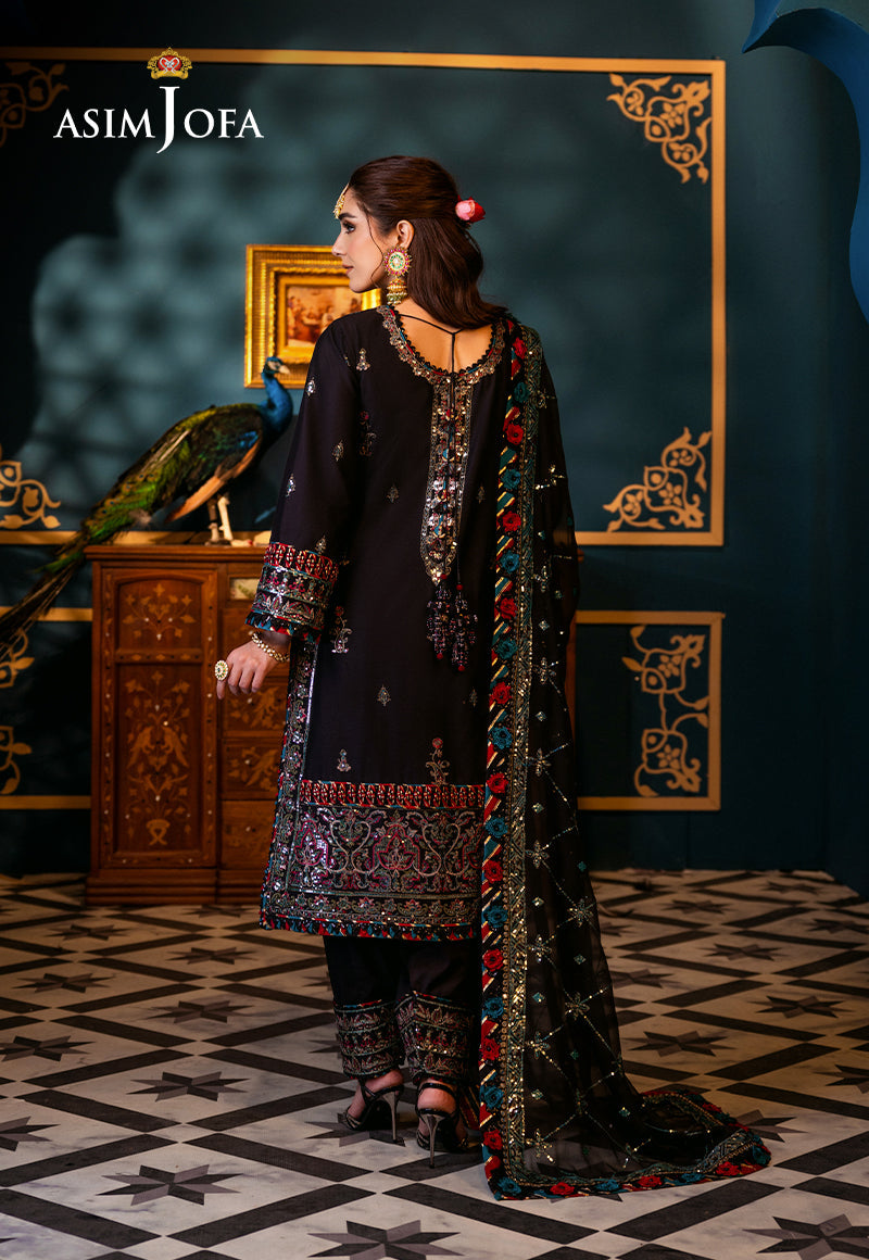 Asim Jofa | Fasana e Ishq Eid Luxury Lawn | AJFI-14 - House Of Hania