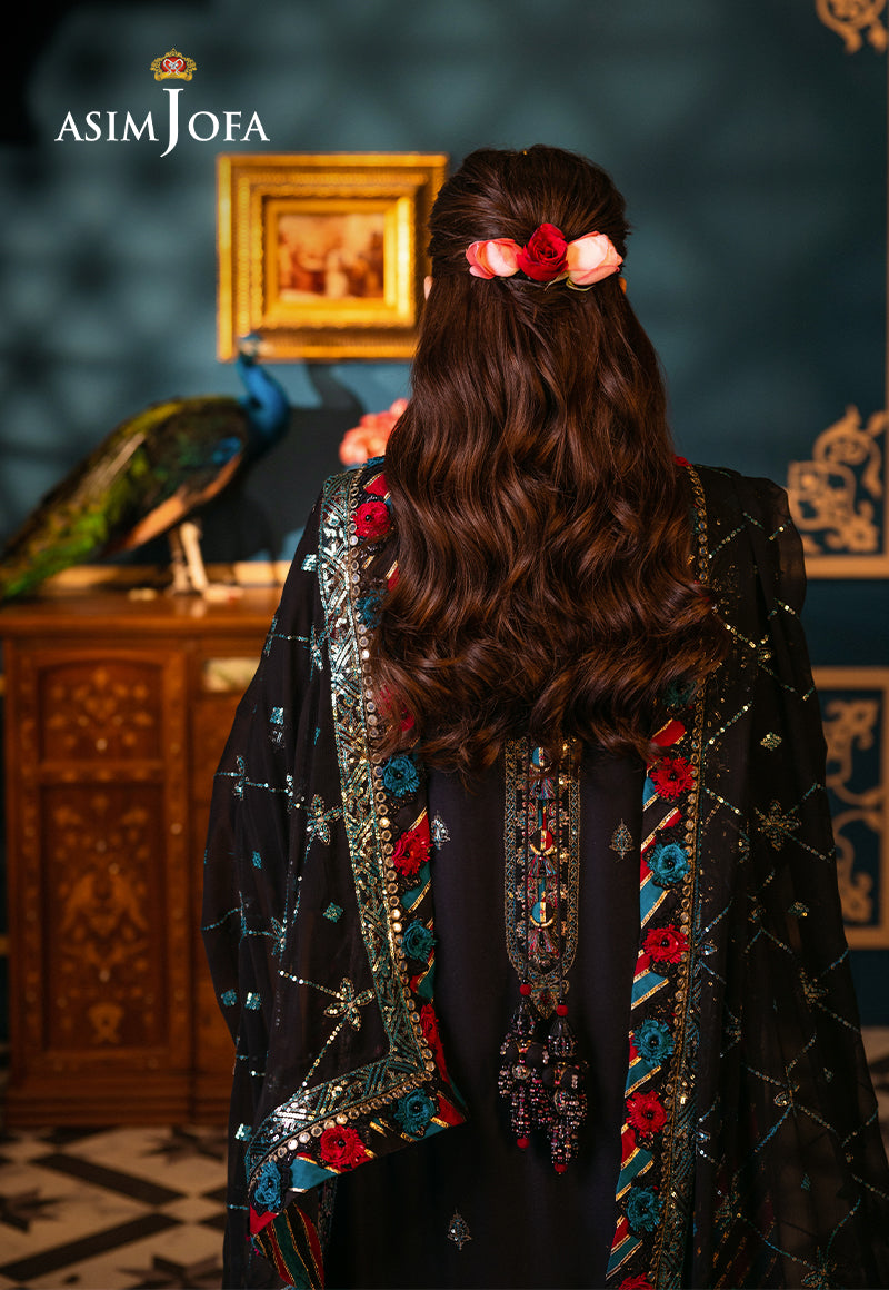 Asim Jofa | Fasana e Ishq Eid Luxury Lawn | AJFI-14 - House Of Hania