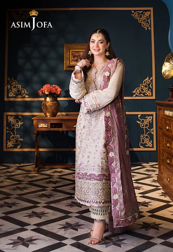Asim Jofa | Fasana e Ishq Eid Luxury Lawn | AJFI-15 - House Of Hania