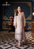 Asim Jofa | Fasana e Ishq Eid Luxury Lawn | AJFI-15 - House Of Hania