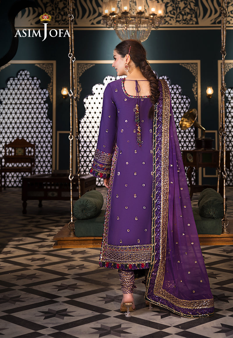 Asim Jofa | Fasana e Ishq Eid Luxury Lawn | AJFI-16 - House Of Hania