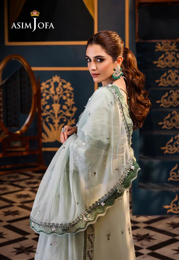 Asim Jofa | Fasana e Ishq Eid Luxury Lawn | AJFI-17 - House Of Hania
