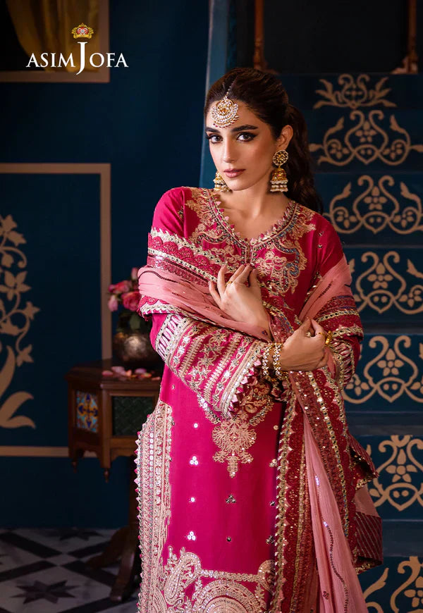 Asim Jofa | Fasana e Ishq Eid Luxury Lawn | AJFI-18 - House Of Hania