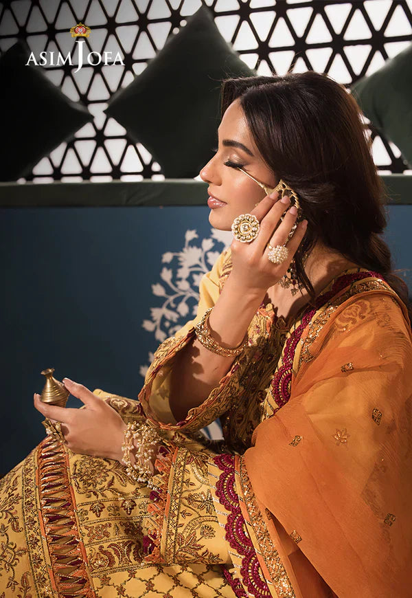 Asim Jofa | Fasana e Ishq Eid Luxury Lawn | AJFI-19 - House Of Hania